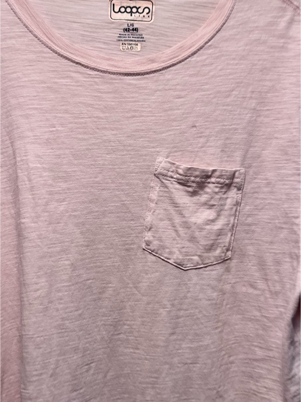 Nordstrom Men’s Light Pink Short Sleeve Pocket Tee